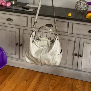 HOBO Sheila Large Satchel Gray